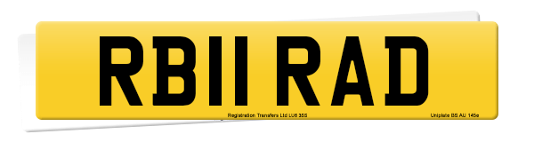 Registration number RB11 RAD